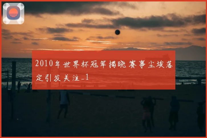 2010年世界杯冠军揭晓 赛事尘埃落定引发关注_1